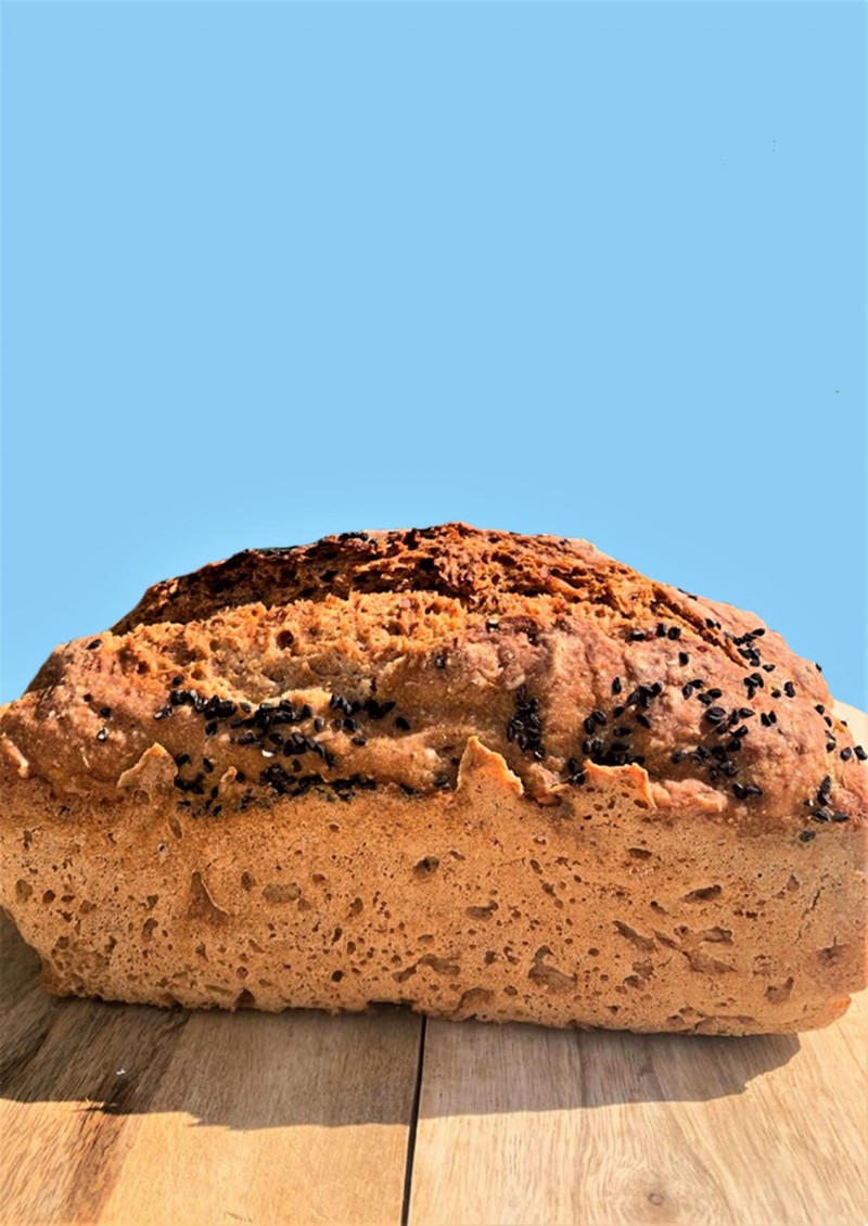 Chleb żytni na zakwasie z czarnuszką - 500g