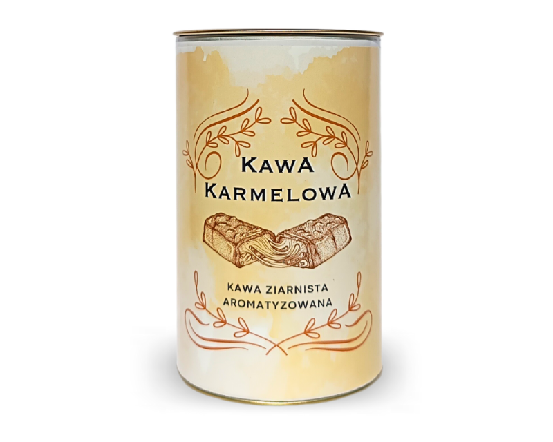Kawa ziarnista aromatyzowana KARMELOWA 130g