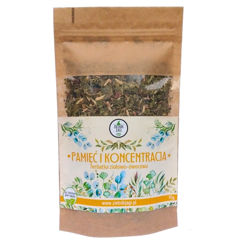 Herbatka zioł-owocowa Na Pamięć i Koncentrację 75g