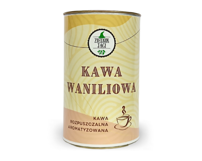 Kawa rozpuszczalna aromatyzowana WANILIOWA 100g